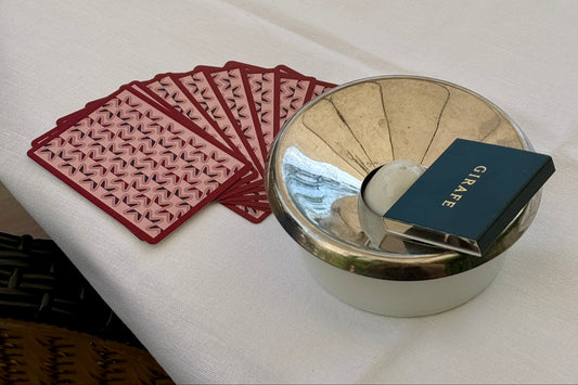 Multicolor Waves Playing Cards