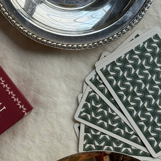 Emerald Waves Playing Cards